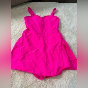 Women’s hot pink swim dress size small NWT, from Daci
